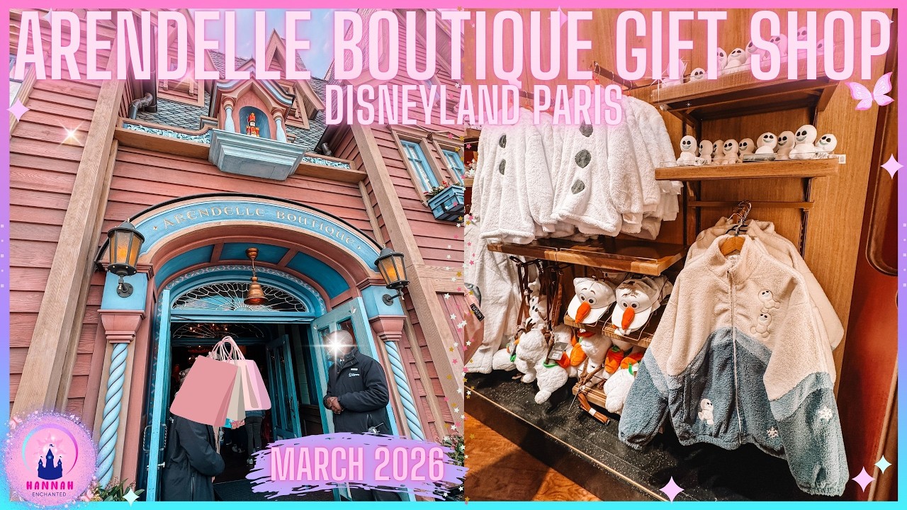 Arendelle Boutique Shop Tour World of Frozen Disney Adventure World Come Shop With Me March 2026 New