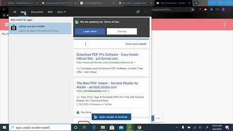Google Chrome and Windows 10 PDF Editing with Acrobat Reader DC