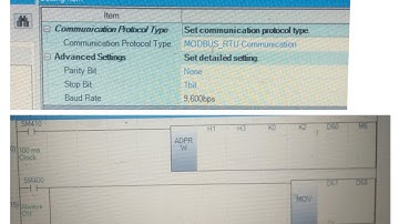 Gic temperature controler rs-485 modbus parameters with rs485 Fx5u plc #fx5u#automation #calibration