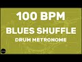 Blues shuffle  drum metronome loop  100 bpm