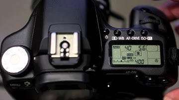 Canon 50D - Setting up the drive mode