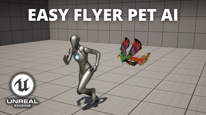 How to Easily Make a Flyer AI Pet that will Chase You in Unreal Engine 5