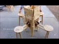 Table With Fold Out Stools