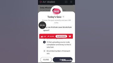 Ari Wallet quiz answers today | 25 JULY 2025 | Ari daily quiz today | Ari daily quiz today