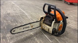 the chainsaw, the engine does not start!  watch video and we will fix it