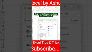 How to use Power Query to combine different Excel spreadsheets!#excel #accounting #workhacks #excel