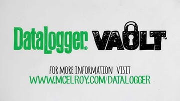 The New DataLogger® Vault™ from McElroy