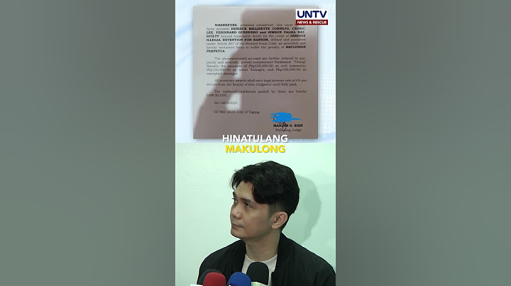 Deniece Cornejo, Cedric Lee et al., guilty sa illegal detention raps na inihain ni Vhong Navarro