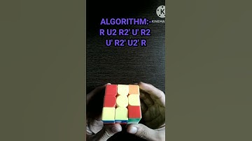 CFOP OLL || CASE 4 ALGORITHM #shorts #cubing #algorithm