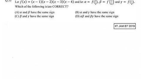 Maths | Problem 5 | IIT JAM BT 2019 solved | Qs. no. 33