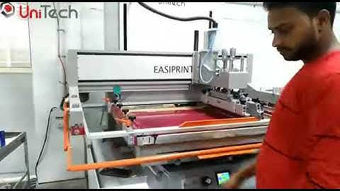 EASIPRINT M2 Series MOTORIZED VERTICAL LIFT Screen Printing Machine by UNITECH