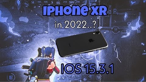 iPhone XR Pubg Test in 2025  | IOS 15.3.1 | Should You Buy For Gaming??