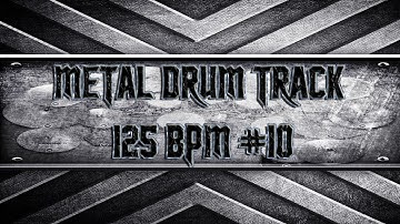 As I Lay Dying Style Metal Drum Track 125 BPM (HQ,HD)
