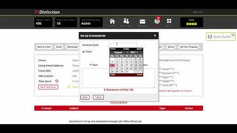 Scheduling Messenger Messages to Individual Clients Inside PT Distinction