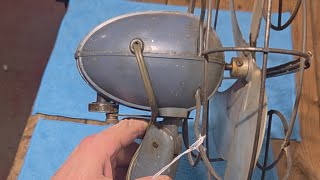 Restoring antique 60s desk fan