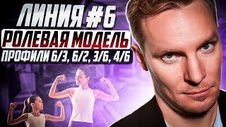 Шестая линия (#6). Ролевая модель. Дизайн человека. Профили 6/3, 6/2, 3/6, 4/6