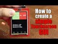 How to create a simple touchscreen gui  arduino lcd  touchscreen tutorial