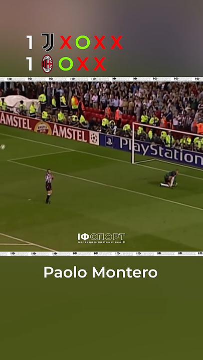 Juventus vs AC Milan  / Penalty Shootout / UEFA Champions League 2002-03 / Final.