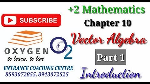 Vector Algebra (Part 1) (Malayalam )| Plus Two Mathematics