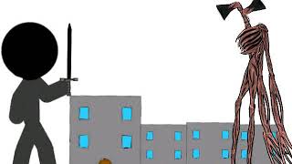 Siren head vs stickman part 1? screenshot 3