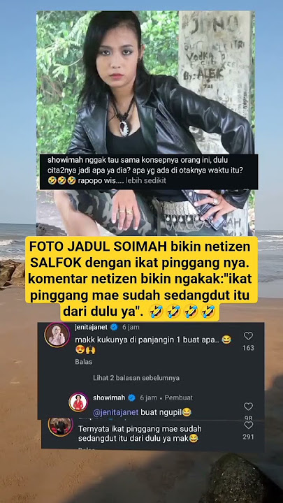 FOTO JADUL SOIMAH bikin netizen SALFOK dengan ikat pinggang nya. #trending #shorts #artist #funny