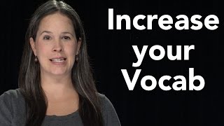 How to Increase Vocabulary  Studying English Vocabulary