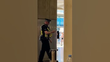 Police Demonstrating Situational Awareness