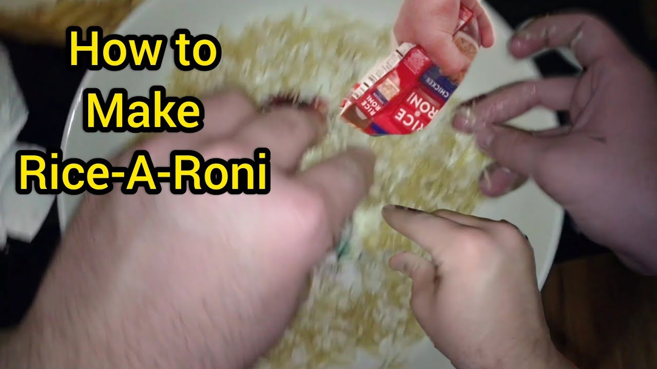 How To Make RiceARoni YouTube
