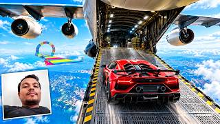 CAR ENTERS FLYING AIRPLANE! Ramp Car Racing - Car Racing 3D - Android Gameplay screenshot 1