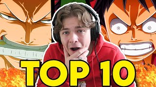 NON Anime Fan Reacts to One Piece TOP 10 Badass Moments