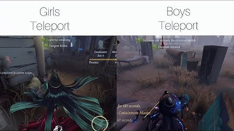Girls Teleport vs Boys Teleport | Identity V