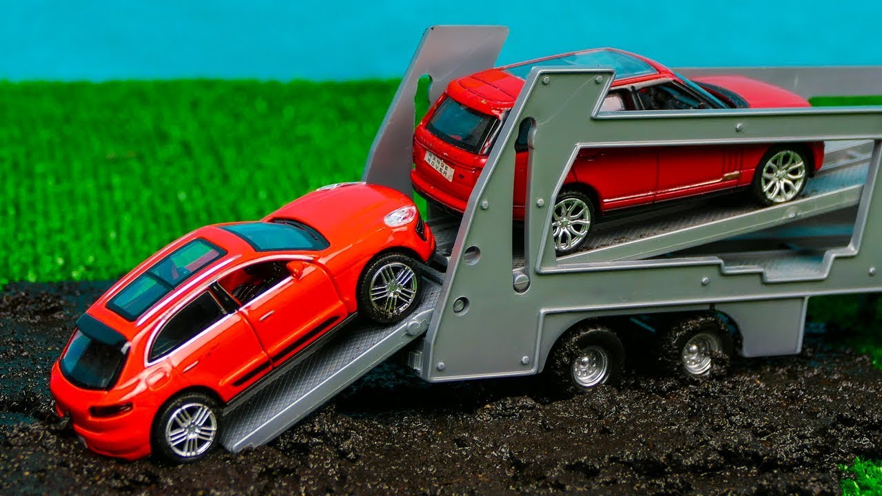 ⁣Мультфильм  про автовоз, монстер Трак, машина застряла в грязи 293 Серия Мир Машинок