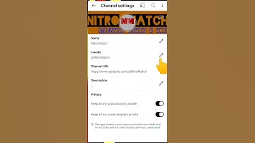 How to change YouTube channel handle  #shorts