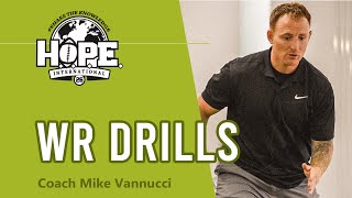 Wide Receiver Drills - Coach Mike Vannucci (6 Jan 2024)