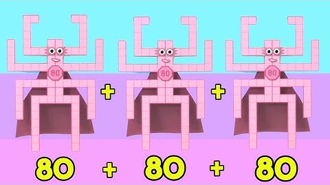 ADD NUMBERBLOCKS MULTIPLE SAME NUMBERS | ADDITION OF 3 IDENTICAL NUMBERS LEARN TO COUNT hello george