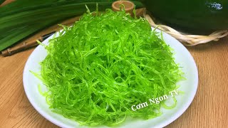 Cách làm MỨT ĐU ĐỦ LÁ DỨA không dùng nước vôi trong, không dùng phèn chua