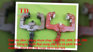 Con lăn dầm I, con trượt treo cáp chạy dầm I, con lăn treo cáp bằng nhựa treo dầm I