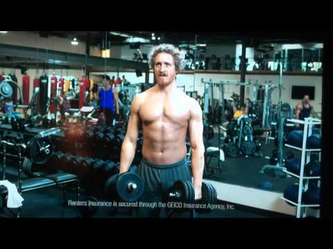 Geico gym bro commercial