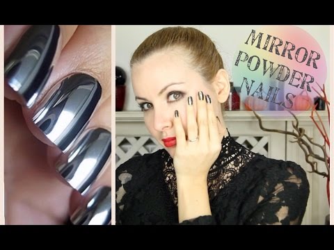 COME FARE LE UNGHIE A SPECCHIO MIRROR POWDER NAILS Step by Step - Gabriela