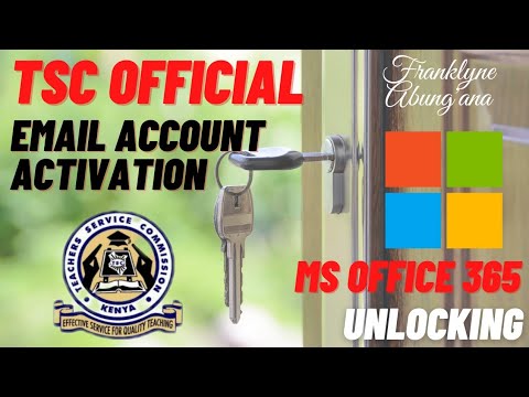 How to Activate TSC Email Account | Unlocking MS Office 365 on TSC Portal For Remote learning.