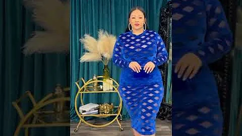 Latest plus size fashion,Curvy women dress👗Plus size try on