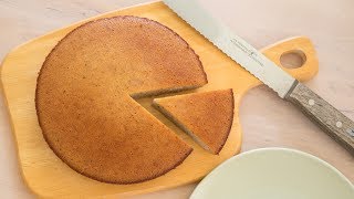 丸くて大きなフィナンシェを作ってみた!ケーキ型で焼く超簡単フィナンシェ(バター・砂糖控えめ)・卵白消費!