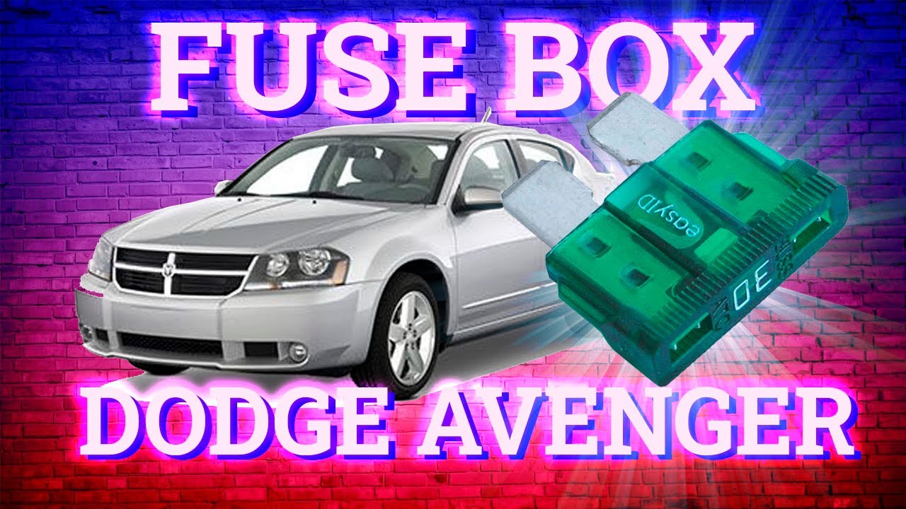 Dodge Avenger (2008-2014) fuse box diagrams - YouTube