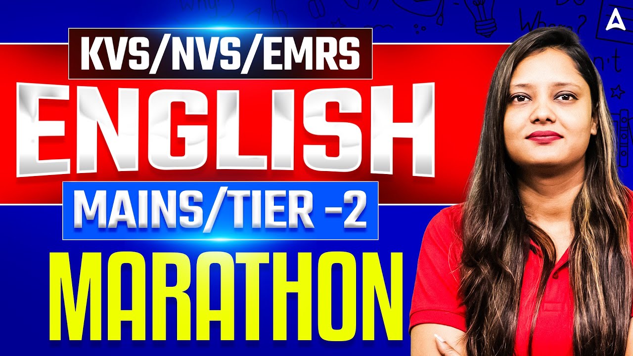 KVS Tier 2 English Preparation | KVS tier 2 English Marathon | EMRS Tier 2 TGT/PGT English Classes