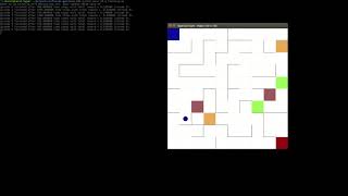 OpenAI Gym Maze 10x10 Q Learning