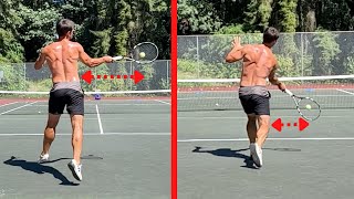 Short Attacking Forehand Footwork