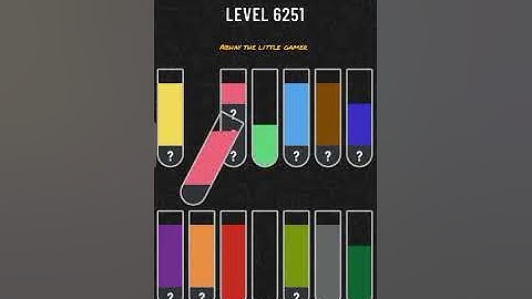 Water sort puzzle level 6251