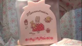 【サンリオ購入品紹介】マロンクリームミラー&キャラクター形コームセット Sanrio Haul: Marron Cream Mirror & Character-shaped Comb Set