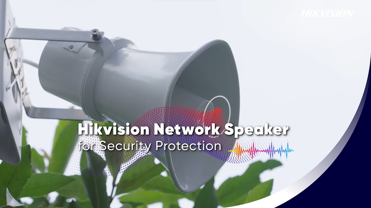 Hikvision Network Speaker for Security Protection - YouTube