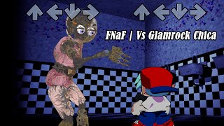 FNF Vs Glamrock Chica | FNAF Security Breach RUIN MOD | Pecking Order Song - Friday Night Funkin